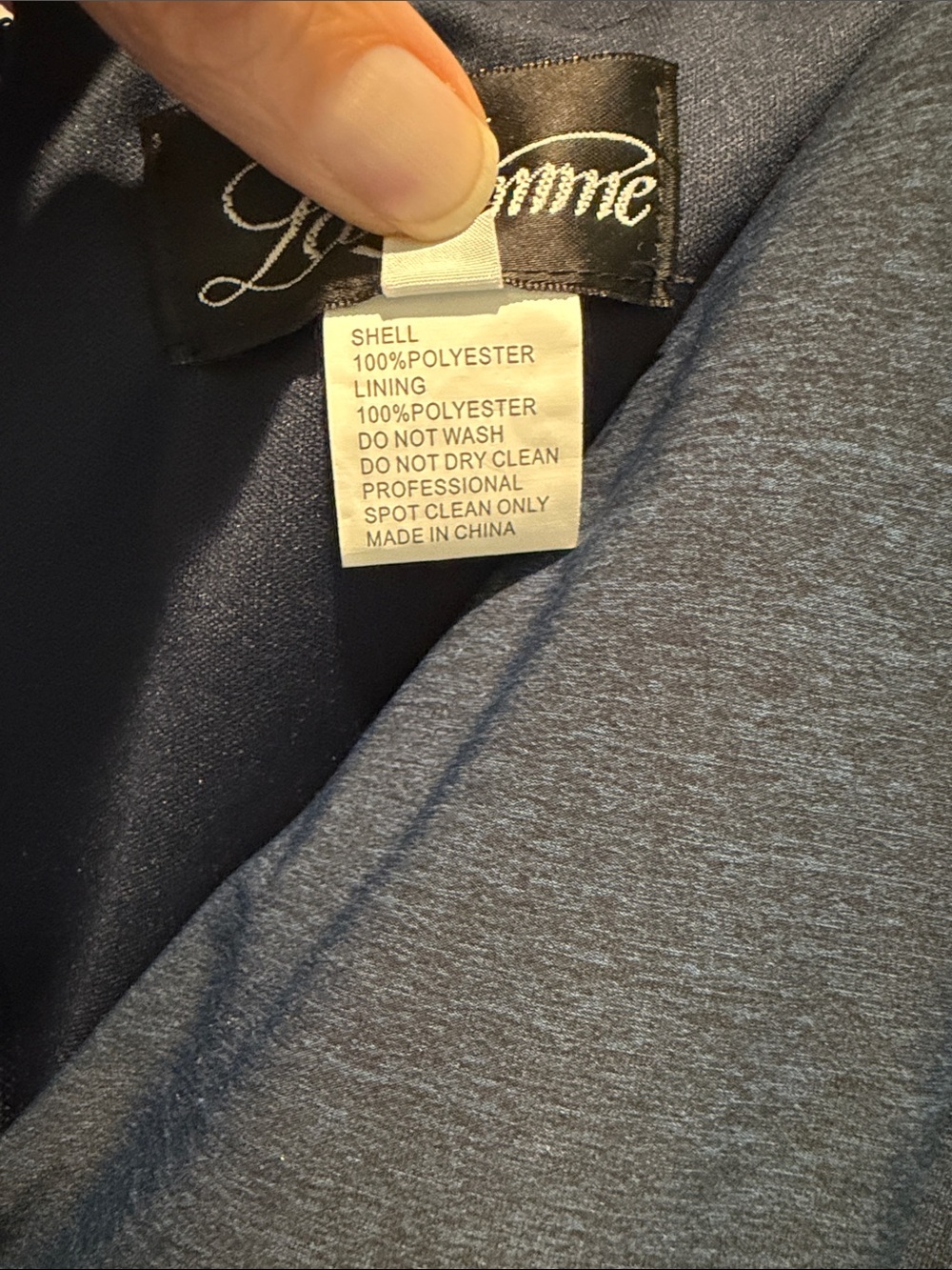 NWT. LaFemme long dress. - Picture 9 of 10